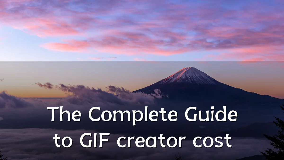 The Complete Guide to GIF creator cost
